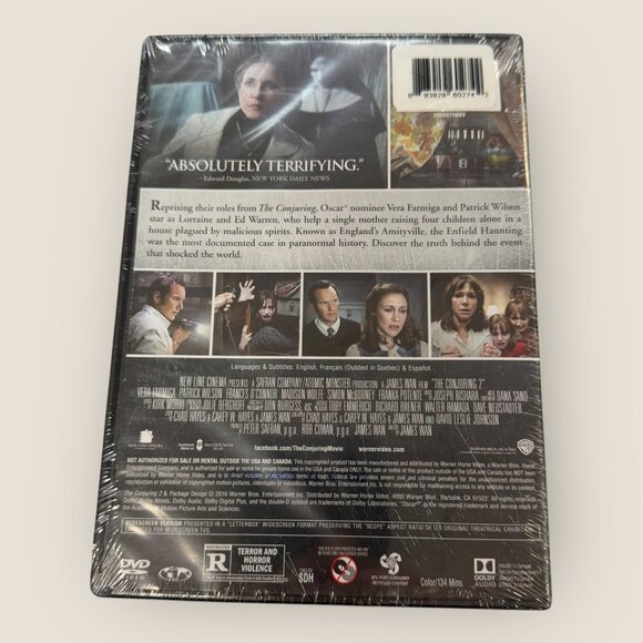 The Conjuring 2 DVD Horror Movie New Factory Sealed - Picture 2 of 2